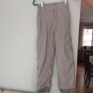 Gray boys snow pants
